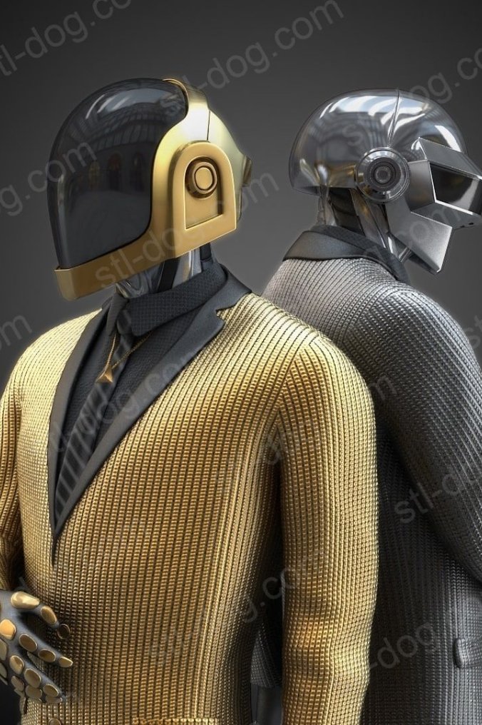 Daft Punk 3D打印图纸解锁未知的宇宙！